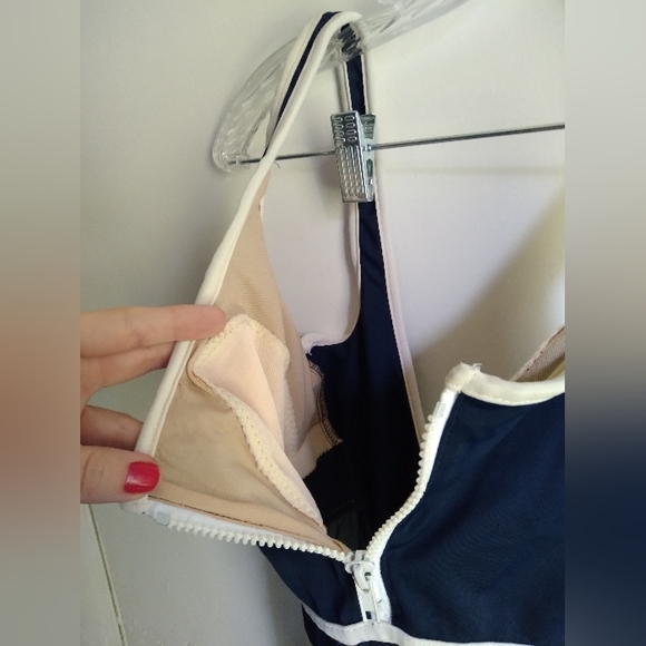 NWOT mesh classic nautical bathing suit - Picture 7 of 15